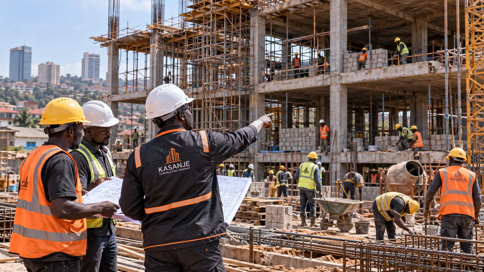 Commercial building construction